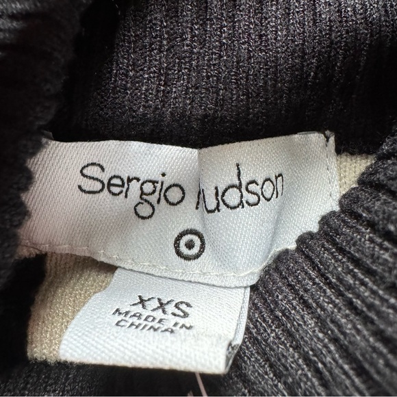 Sergio Hudson x Target Houndstooth Strong Shoulder Sweater Midi Dress (XXS) NWT - Picture 5 of 6